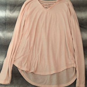 Light pink long sleeve shirt